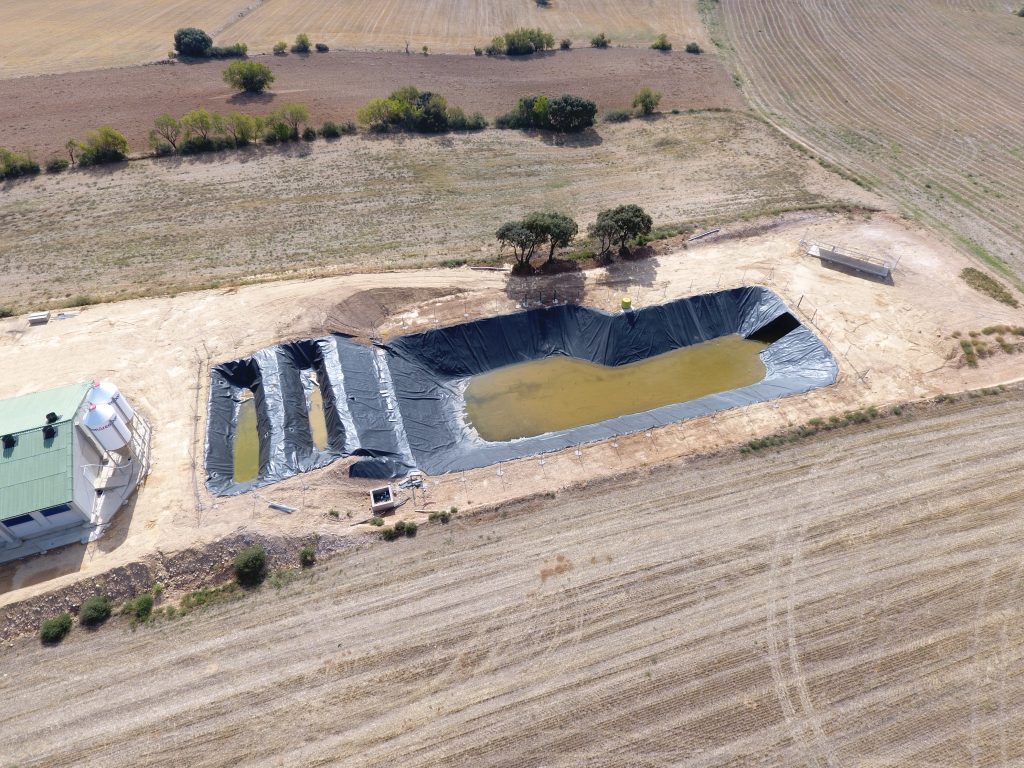 Balsas para riego agrícola